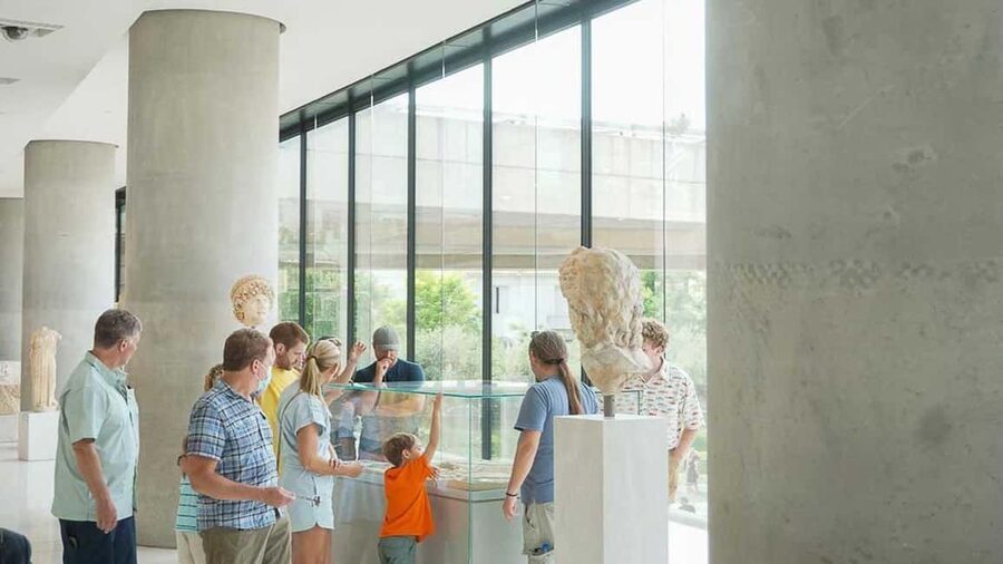 Acropolis Museum: Family Tour &Treasure Hunt w/Ticket Option - Meeting your guide before the museum