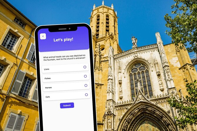 Aix-en-Provence Exploration Game and City Tour on your Phone - Starting with romance at Pavillon Vendôme