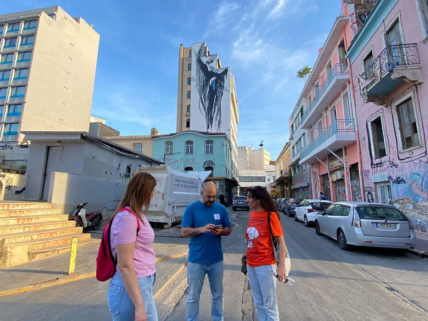 Athens: Street Art Treasure Hunt with Food Stop - Ino’s mural and the art focus