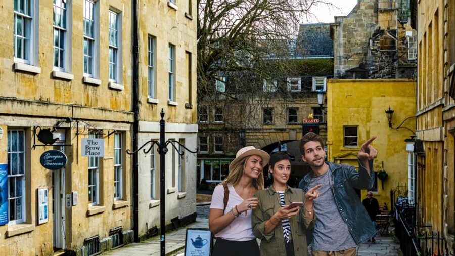 Bath: City Walking Tour & Exploration Game - From the Abbey through Bath’s central streets