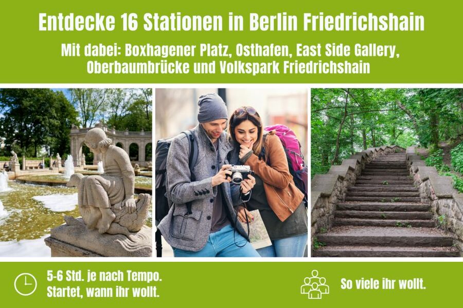 Berlin: Scavenger Hunt through Friedrichshain - Oberbaumbrücke and the Spree