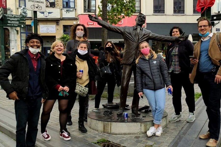 Brussels: Outdoor City Escape Game With Drinks - Starting with a backpack, phone, and mystery