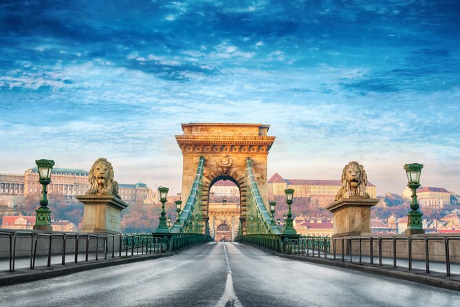 Budapest Highlights Self guided scavenger hunt and Walking Tour - Chain Bridge and its famous lion statues