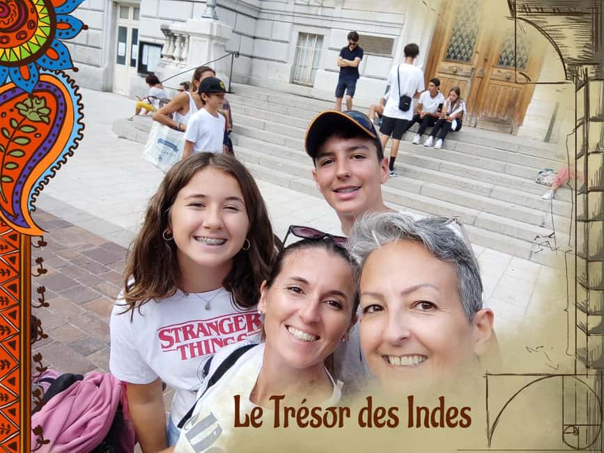 Chambéry: Outdoor Escape Game - Les Indes' Treasure - How the puzzles shape the two hours