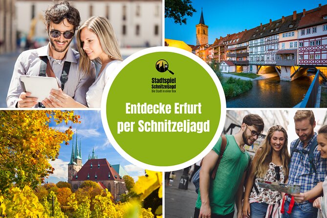 City game scavenger hunt Erfurt - independent city tour I discovery tour - What arrives in the scavenger hunt box