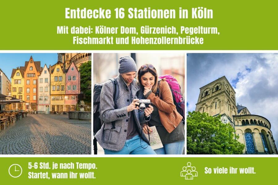 Cologne: Scavenger Hunt Self-Guided Tour - Rhine promenade and Pegelturm