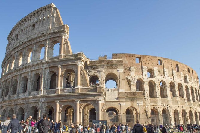 Colosseum and Roman Forum Treasure Hunt Tour for Kids & Families - Entering the Colosseum with arena access