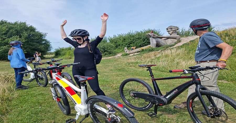 Copenhagen: Private Forgotten Giants E-Bike Treasure Hunt - Albertslund and the return toward the start