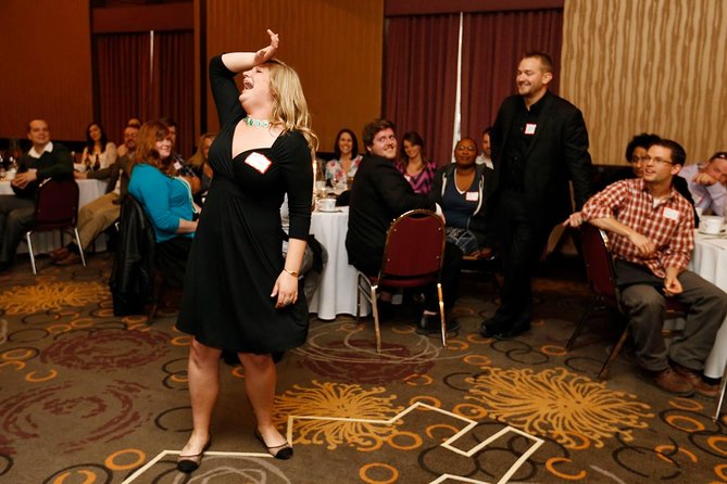 Dinner Detective True Crime Murder Mystery Show - St. Louis, MO - Hearing and seating considerations