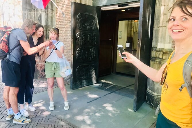 Discover Amsterdam's city center in this Outside Escape game tour - Spui, a quieter change of pace