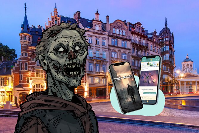 Discover Brussels while escaping the zombies! Escape game - The phone is central to the experience