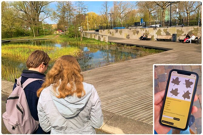 Discover Utrecht with a self-guided Outside Escape city game tour - Watertoren Lauwerhof, a water tower in a courtyard