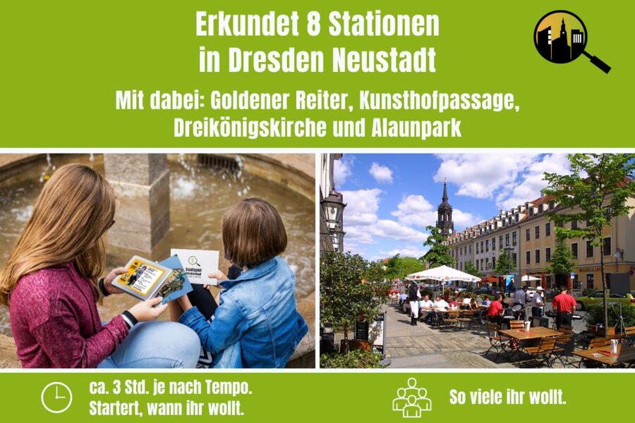 Dresden Neustadt: Scavenger Hunt for Children - Martin-Luther-Kirche and Dreikönigskirche
