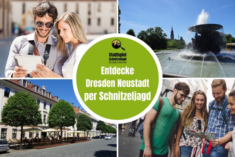Dresden Neustadt: Scavenger Hunt Self Guided Tour - The Golden Rider and Königstraße