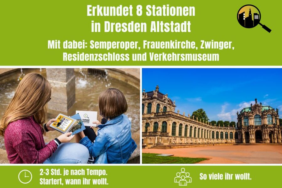 Dresden: Old Town Scavenger Hunt for Children - Across Augustus Bridge to Dresden’s riverfront