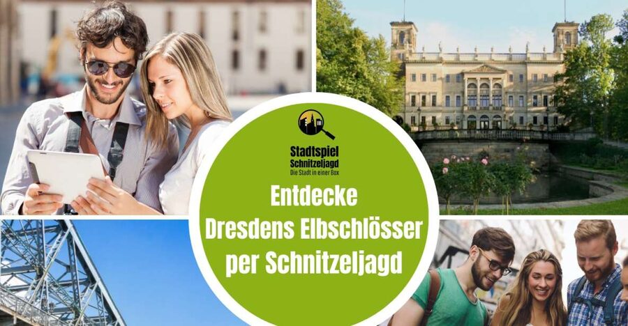 Dresden: Scavenger Hunt to Elbe River & Castles - From the castles toward the Elbe