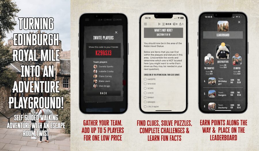 Edinburgh: Royal Mile Walking Tour & Exploration Game - Following the Royal Mile Downhill