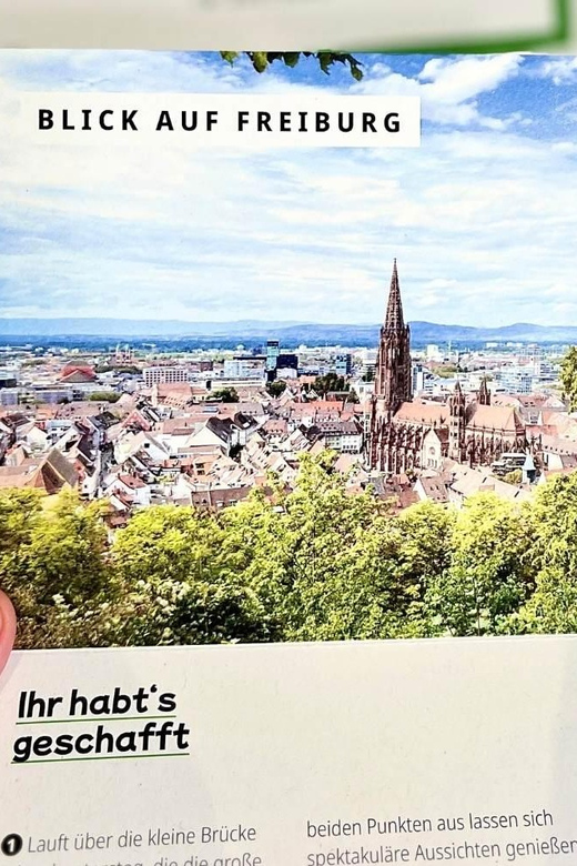 Freiburg im Breisgau: Scavenger Hunt Self-Guided Tour - Augustinerplatz, Schlossplatz, and the Schlossberg