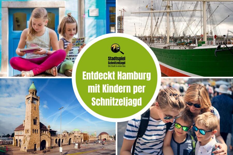 Hamburg: Scavenger Hunt Self-Guided Tour for Children - Magellan Terraces and a Natural Pause Point