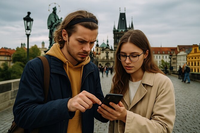 In Pursuit of Astrolabe: Prague Self Guided Mystery Game - How the puzzles and phone system work