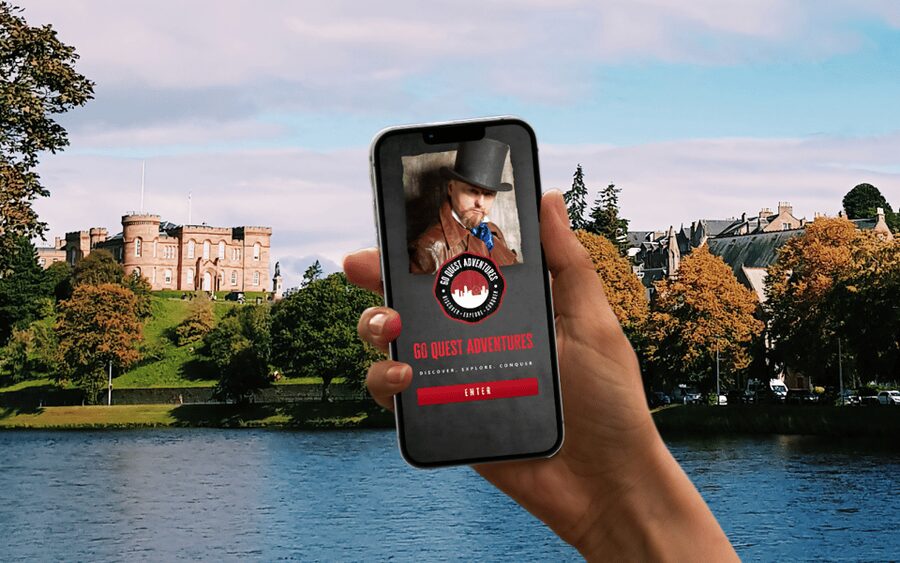 Inverness: City Walking Tour & Exploration Game - Following the city centre clues