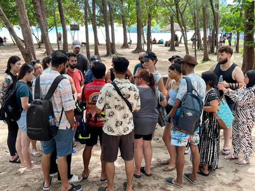Krabi: Twilight Treasure Hunt – 7 Island Speedboat Adventure - Koh Tup and the low-tide sandbar