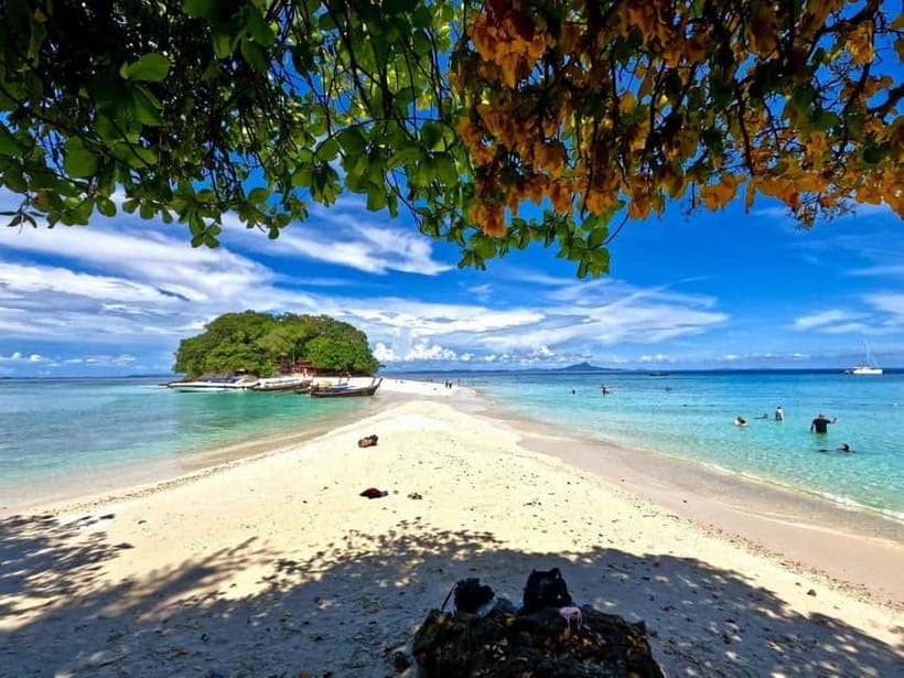 Krabi: Twilight Treasure Hunt – 7 Island Speedboat Adventure - Phra Nang Beach brings the limestone scenery first