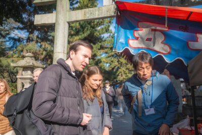 Kyoto Flea Market Cultural Exchange with English Learners