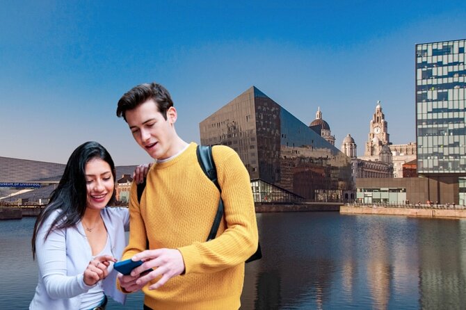 Liverpool Quest: Self Guided City Walk & Immersive Treasure Hunt - Moving Through the Business District