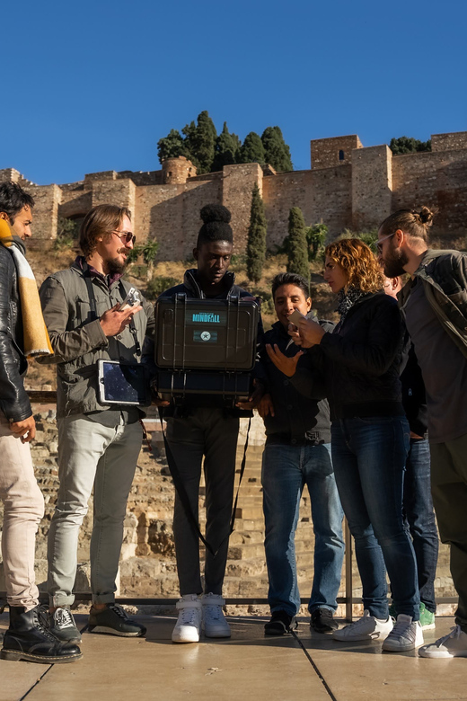 Malaga: Outdoor Escape Game Operation Mindfall - Following the iPad through a 2-kilometer route