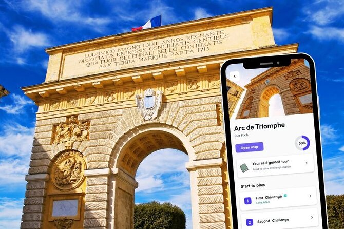 Montpellier City Exploration Game and Tour on your Phone - Rue du Bras de Fer: a street-level change of pace