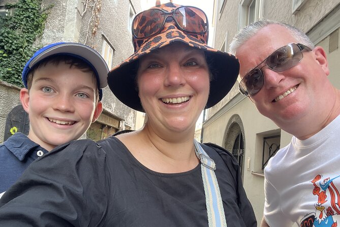 Mozart's Salzburg Exploration Game and Tour - Steingasse and the route’s historical layers