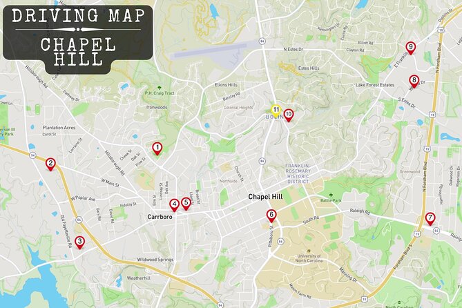 Murder Mystery Detective Experience in Chapel Hill NC - Starting in Chapel Hill and following the case