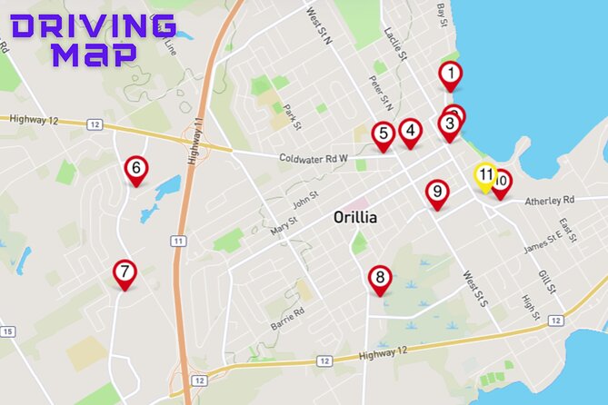 Murder Mystery Detective Experience in Orillia ON - Walking or driving: choose the route that fits your group