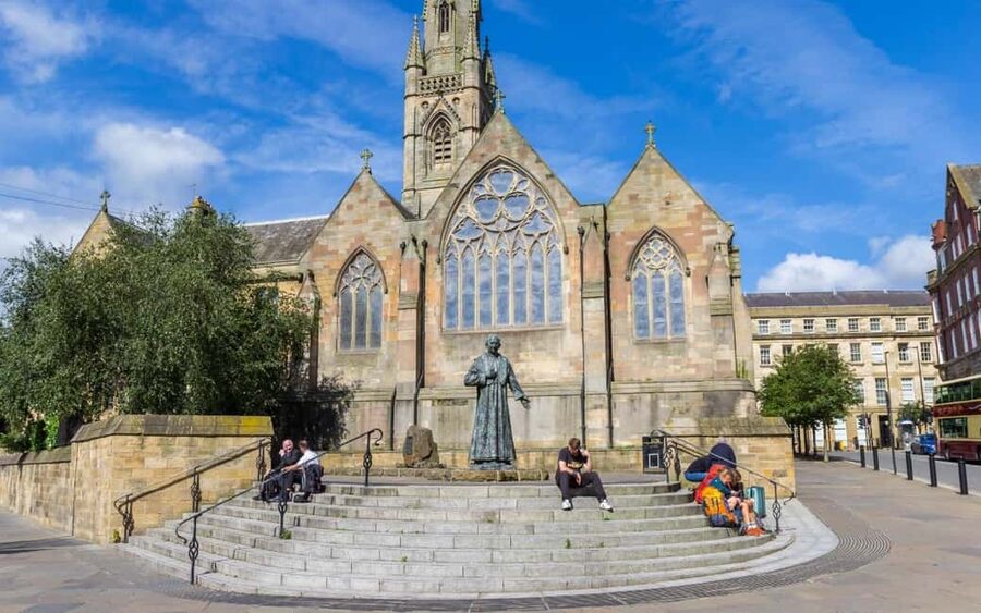 Newcastle: City Walking Tour & Exploration Game - Following the route toward the Quayside