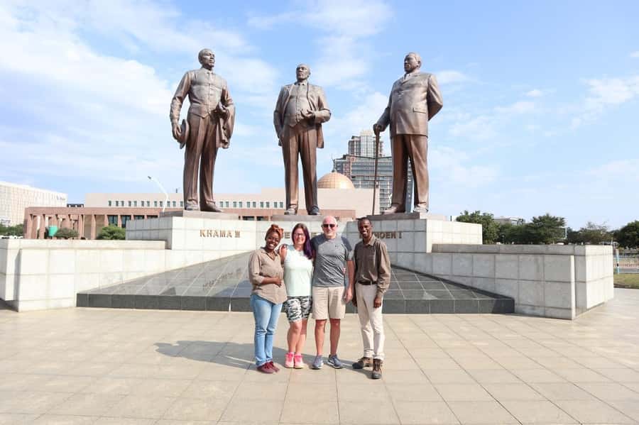 No. 1 Ladies Detective Agency Literary Tour : Gaborone Tour - The Anglican church and the tour’s unnamed stop
