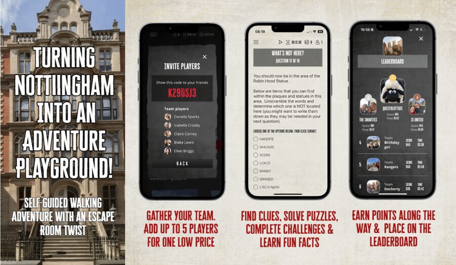 Nottingham: City Walking Tour & Exploration Game - Key points about Nottingham’s city Quest