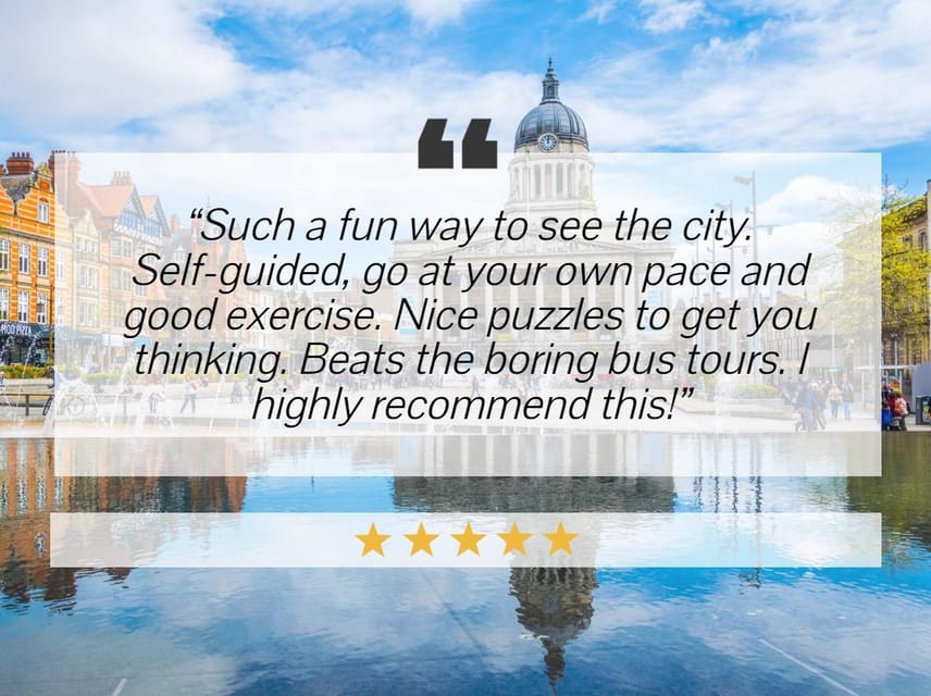 Nottingham: City Walking Tour & Exploration Game - How the app changes the walking tour