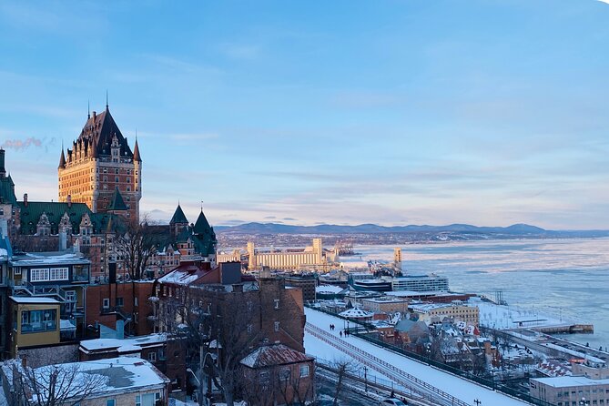 Old Quebec Scavenger Hunt and Highlights Self Guided Audio Tour - Dufferin Terrace and Château Frontenac views