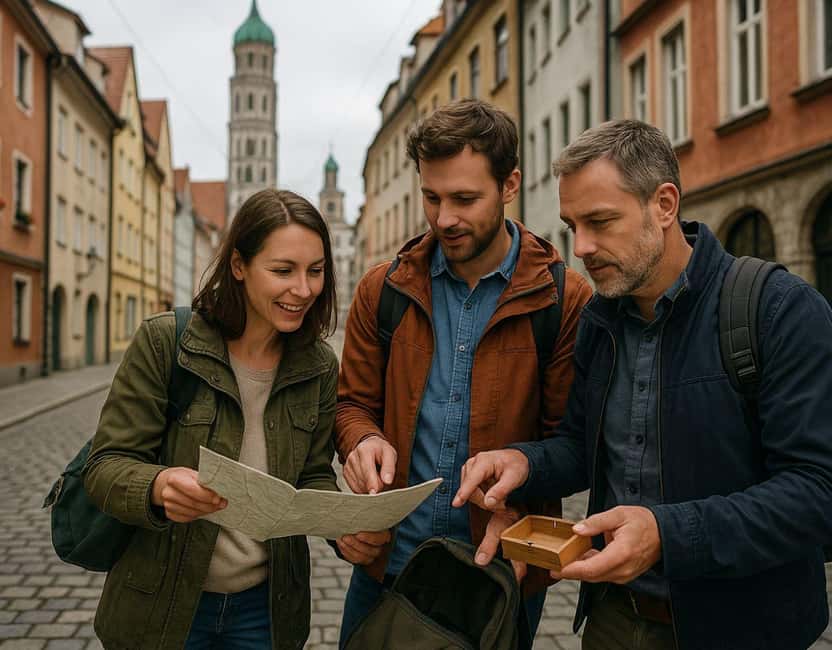 Outdoor Escape Game with Mystery Backpack Augsburg: The Merchant's Seal - Six locks across Augsburg’s old town