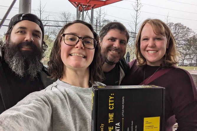 Outdoor Escape Room in Downtown Columbus - Using the app, box, and real-world clues