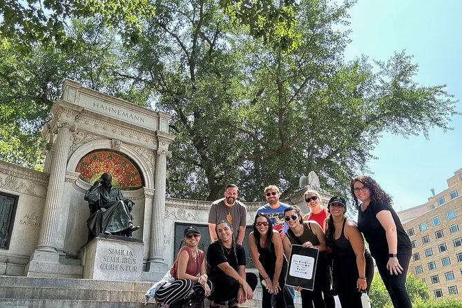 Outdoor Escape Room in Washington, D.C. - Adams Morgan - Using the phone, box, and QR codes