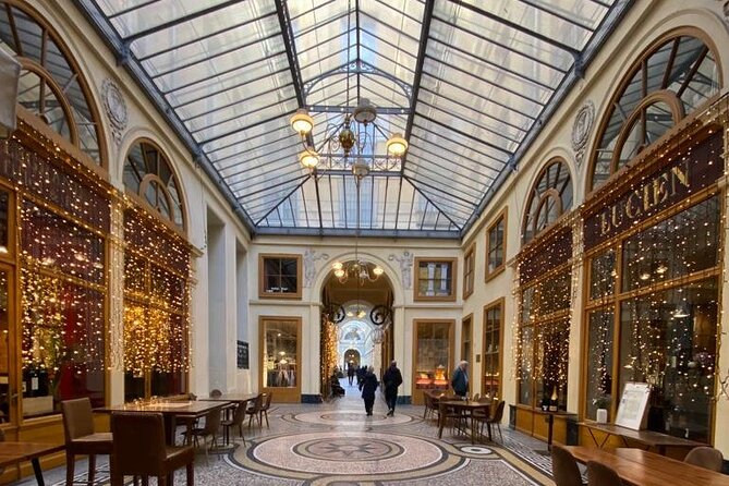 Paris Covered Passages Treasure Hunt — Self-guided Game - Passage Jouffroy: look above eye level
