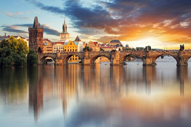 Prague Scavenger Hunt and Highlights Self Guided Audio Tour - Crossing toward Charles Bridge and the castle