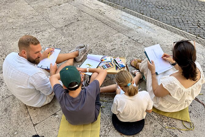 Private Family Scavenger Hunt & Art Lab Tour – Rome Landmarks - The Pantheon from the outside