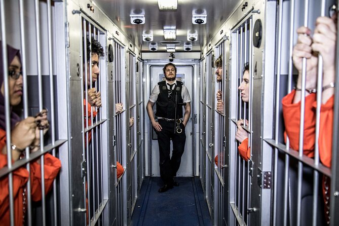 Private Prison Van Escape Game - London Immersive Experience - Inside the real prison transport van