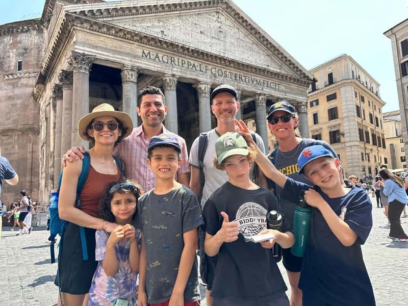 Rome: Scavenger Hunt For Kids with Prizes around City Center - Reading the clues at Trevi Fountain