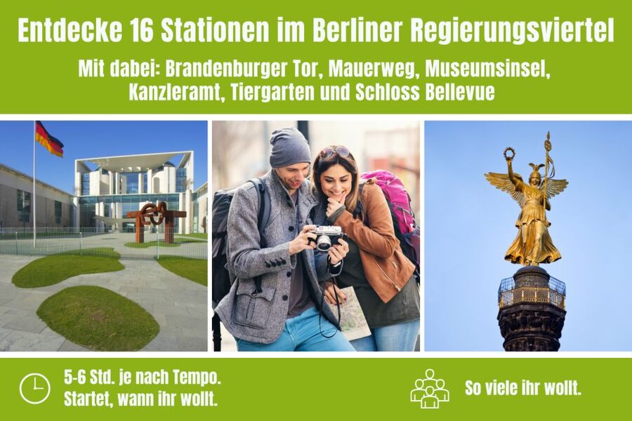 Scavenger Hunt through Berlin's Government District - Walking, cycling, and timing