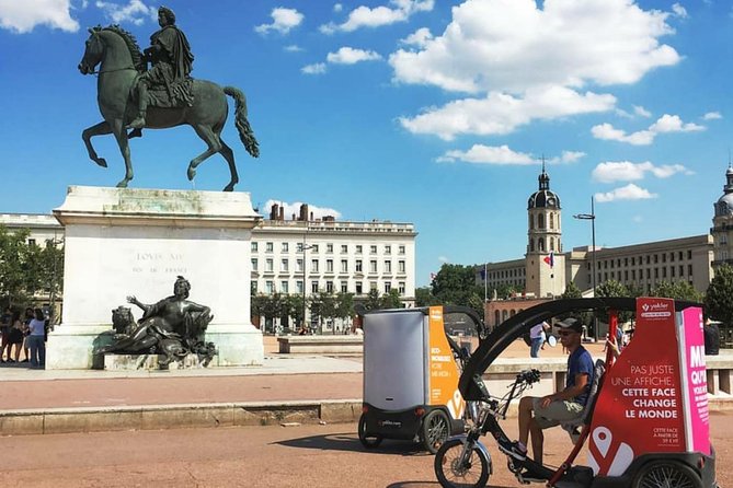 Treasure hunt in a Pedicab tour of Lyon - What the $69.41 price gets you
