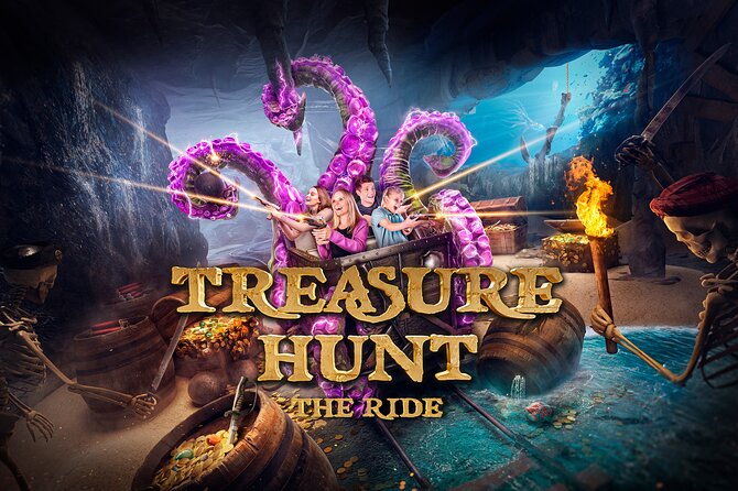 Treasure Hunt Ride Ticket and 1 Power-Up Combo - Battling skeletons and chasing treasure